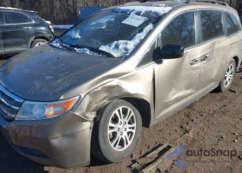 2012 Honda Odyssey Ex-L from USA, damaged, VIN 5FNRL5H64CB101018